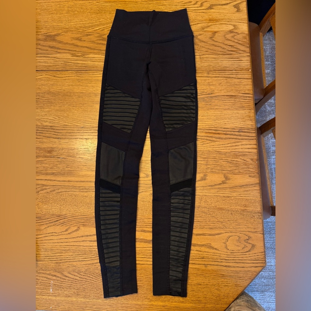 ALO Yoga Black Moto Leggings